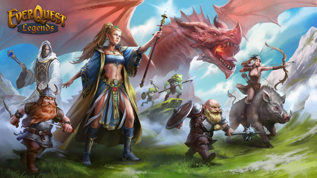Sem tempo ou amigos para um MMO? EverQuest Legends apresenta uma solução.