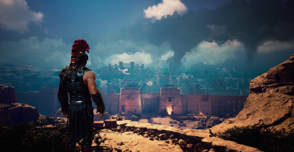 Aquiles em dose dupla: PS5 receberá coletânea física com RPG de ação e roguelite.