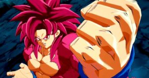 Goku Super Saiyajin 4 tem lançamento confirmado para Dragon Ball FighterZ em 22 de abril.
