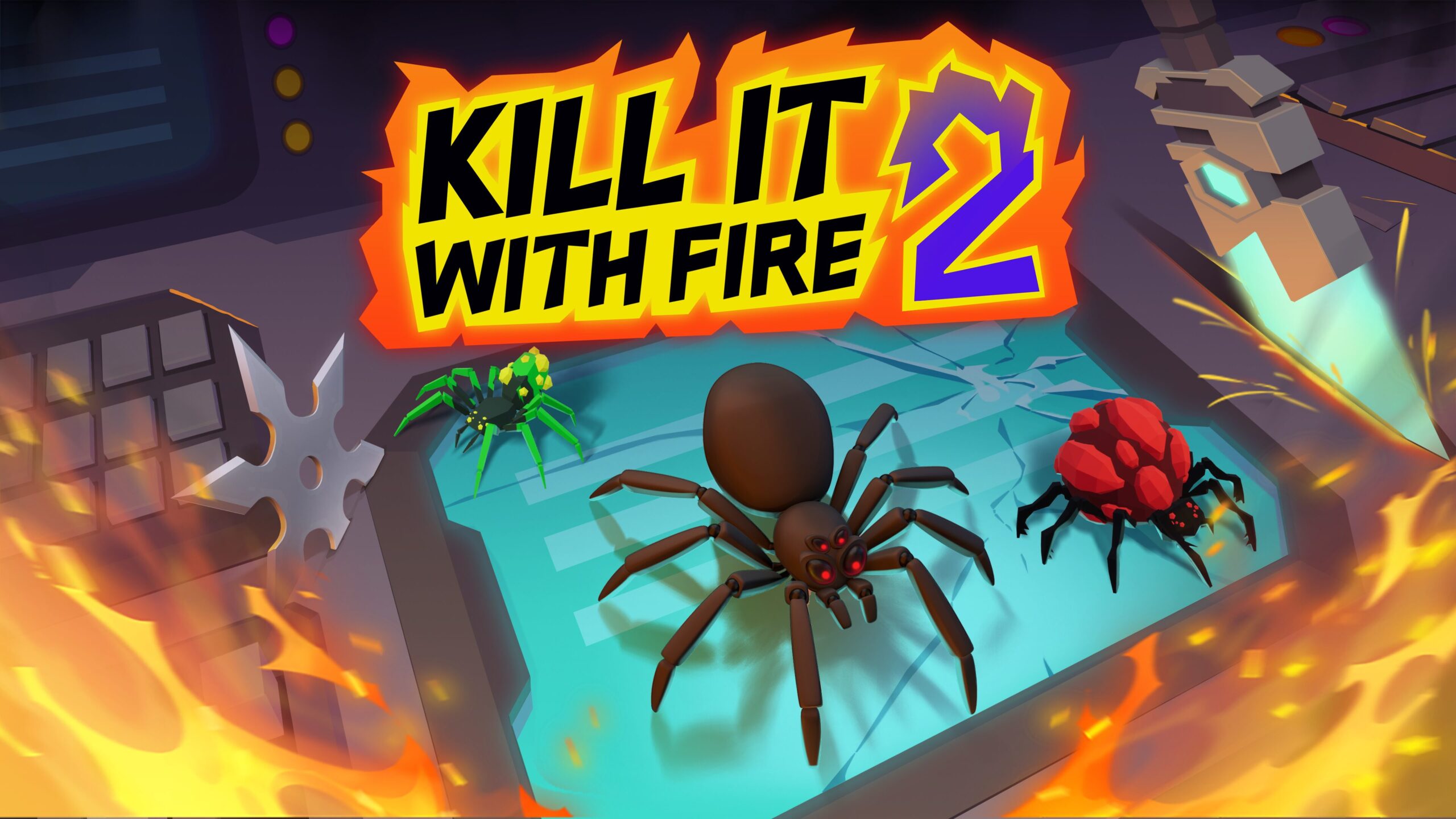 Kill It With Fire 2 chega ao Switch em 7 de maio