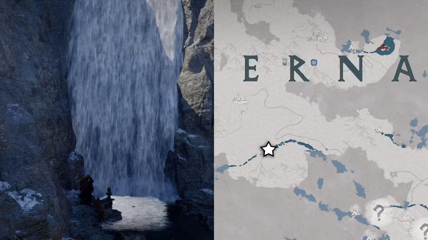 Localização da armadura de couro do Reino Caído