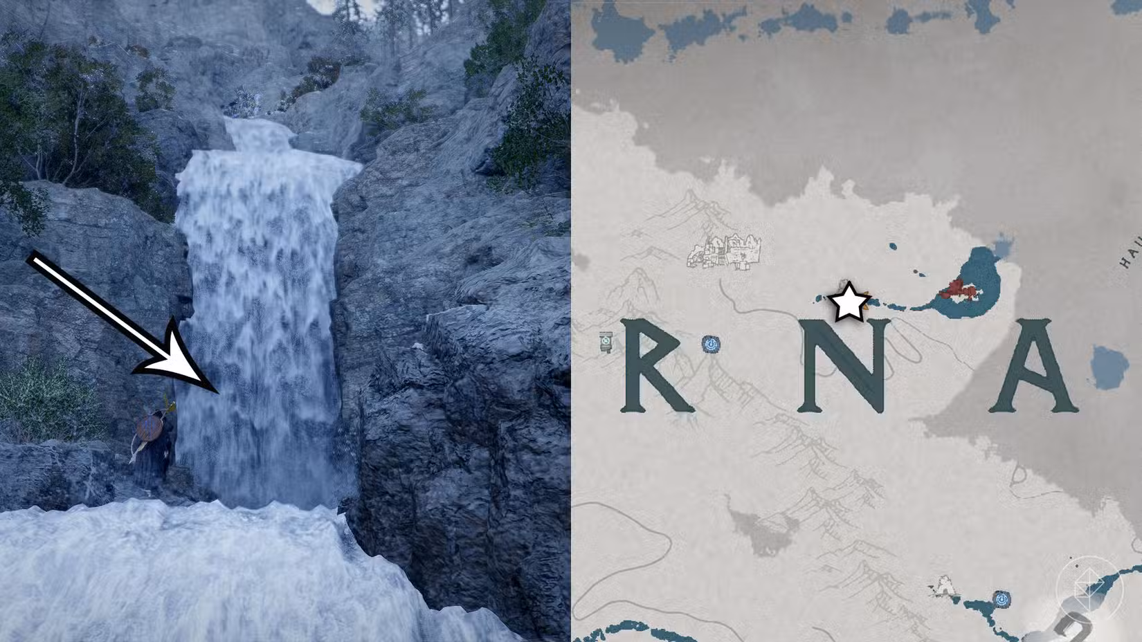Localização das botas do Reino Caído no Deserto Carmesim
