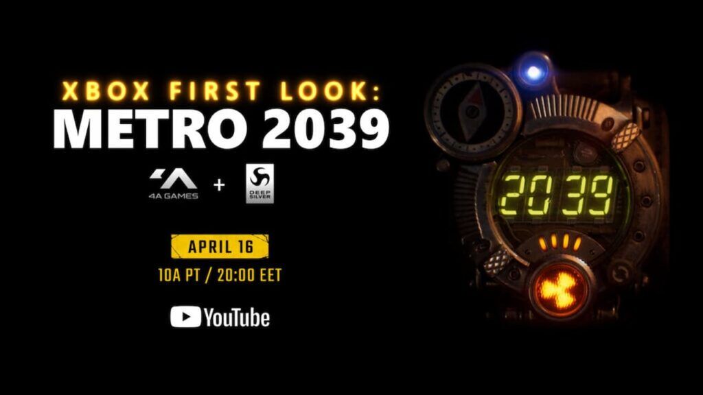 Metro 2039 será apresentado hoje no Xbox First Look; veja aqui a apresentação.