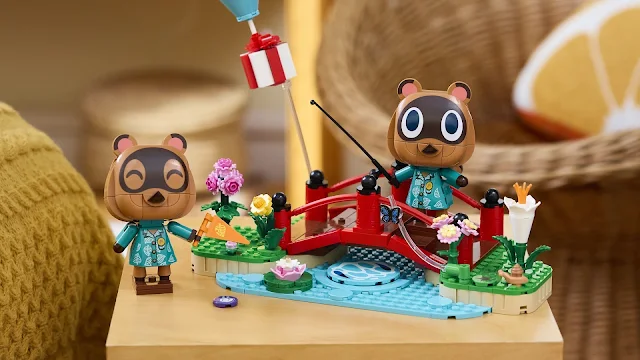 Novo set LEGO de Animal Crossing com Timmy e Tommy chega em agosto.