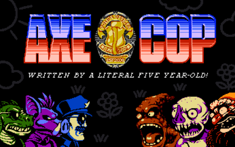 Axe Cop estreia nos consoles em 4 de maio; RPG foi escrito por uma criança de cinco anos.
