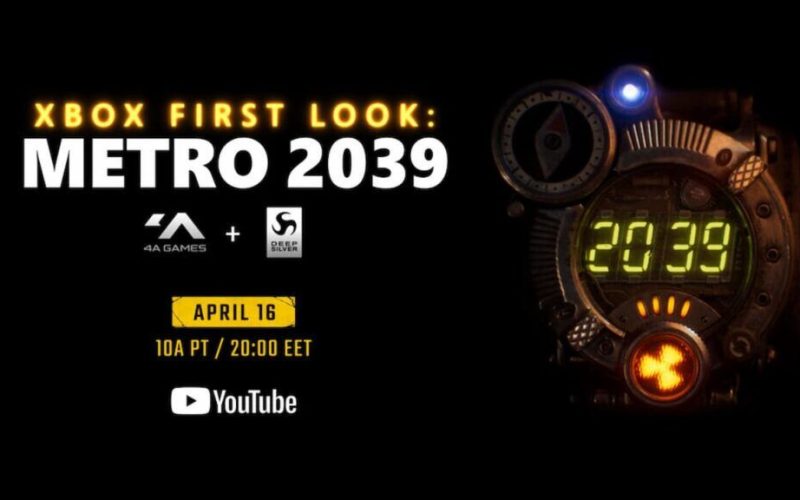 Metro 2039 será apresentado hoje no Xbox First Look; veja aqui a apresentação.