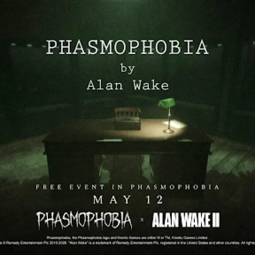 Phasmophobia terá evento especial em parceria com Alan Wake II a partir de 12 de maio; veja o vídeo promocional.