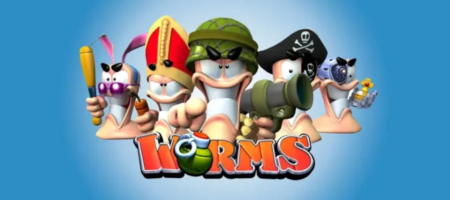 Vazamento revela gameplay de novo jogo da franquia Worms com estilo tático.